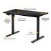 Комп'ютерний стіл Mealux PowerDesk Lite Black з електрорегулюванням висоти (EVO-201 Lite B/B)